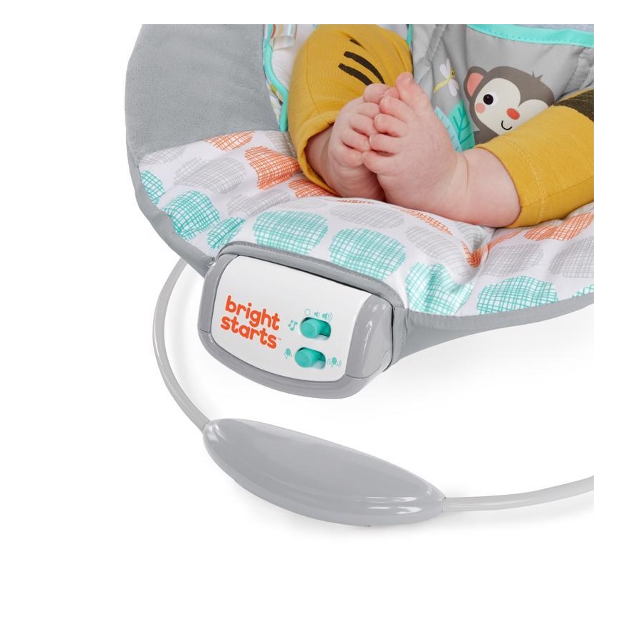 Bright Starts - Chaise longue vibrante pour enfants avec mélodie WHIMSICAL WILD