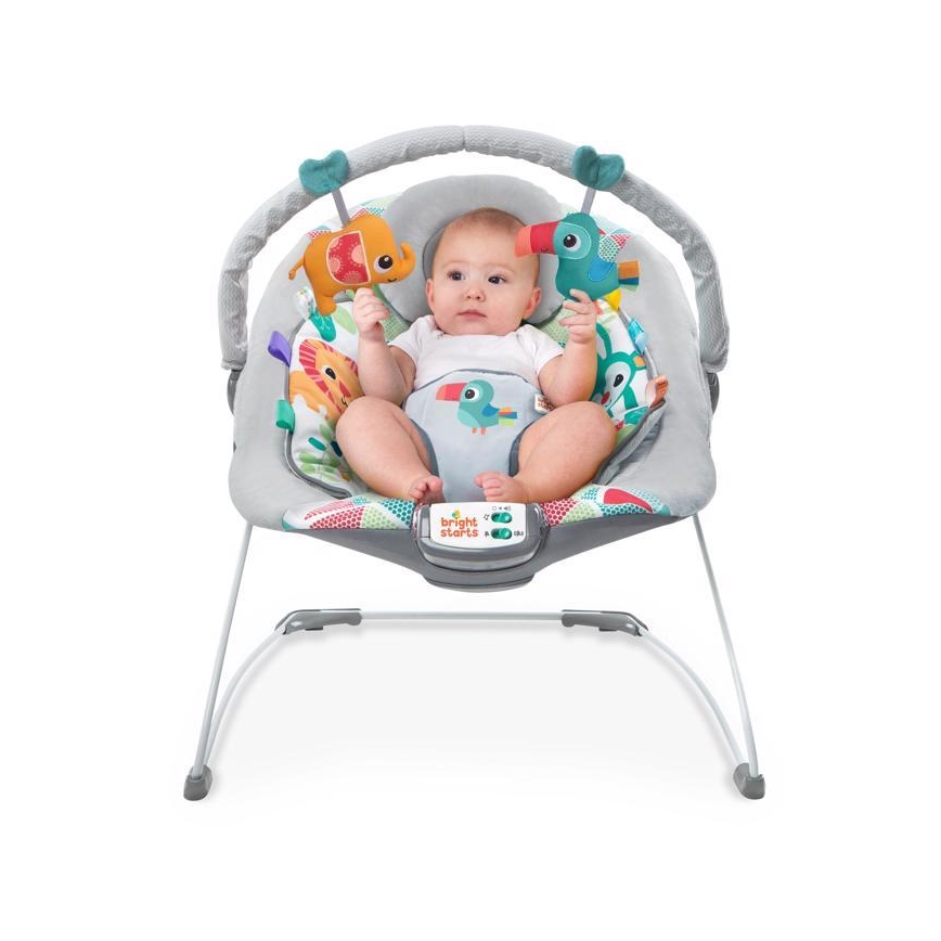 Bright Starts - Chaise longue vibrante pour enfants avec une mélodie TOUCAN TANGO