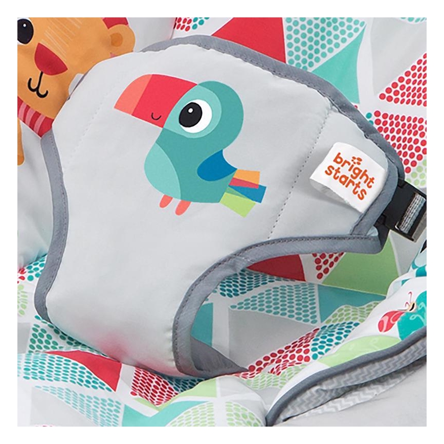 Bright Starts - Chaise longue vibrante pour enfants avec une mélodie TOUCAN TANGO