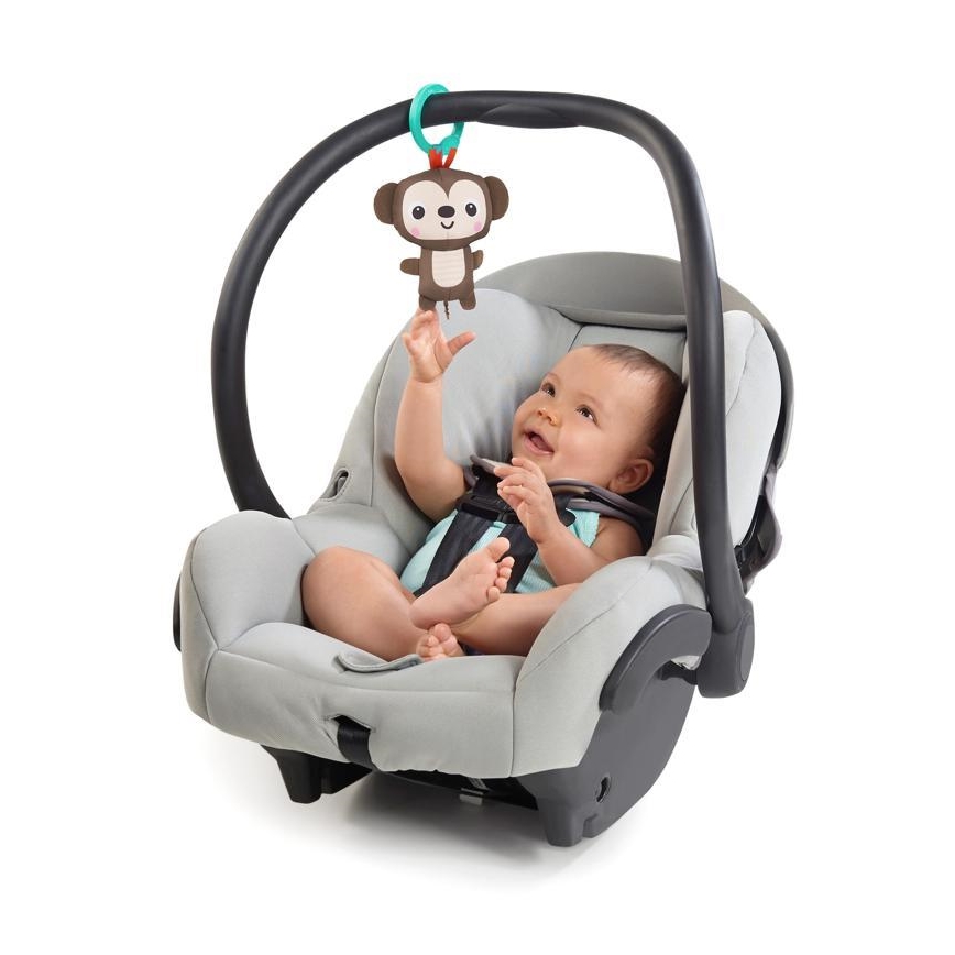 Bright Starts - Coperta per bambini per giocare SAFARI turchese