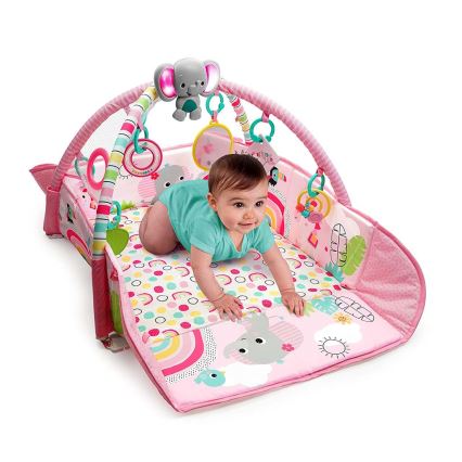 Bright Starts - Couverture pour bébé pour le jeu 5en1 YOUR WAY BALL PLAY rose
