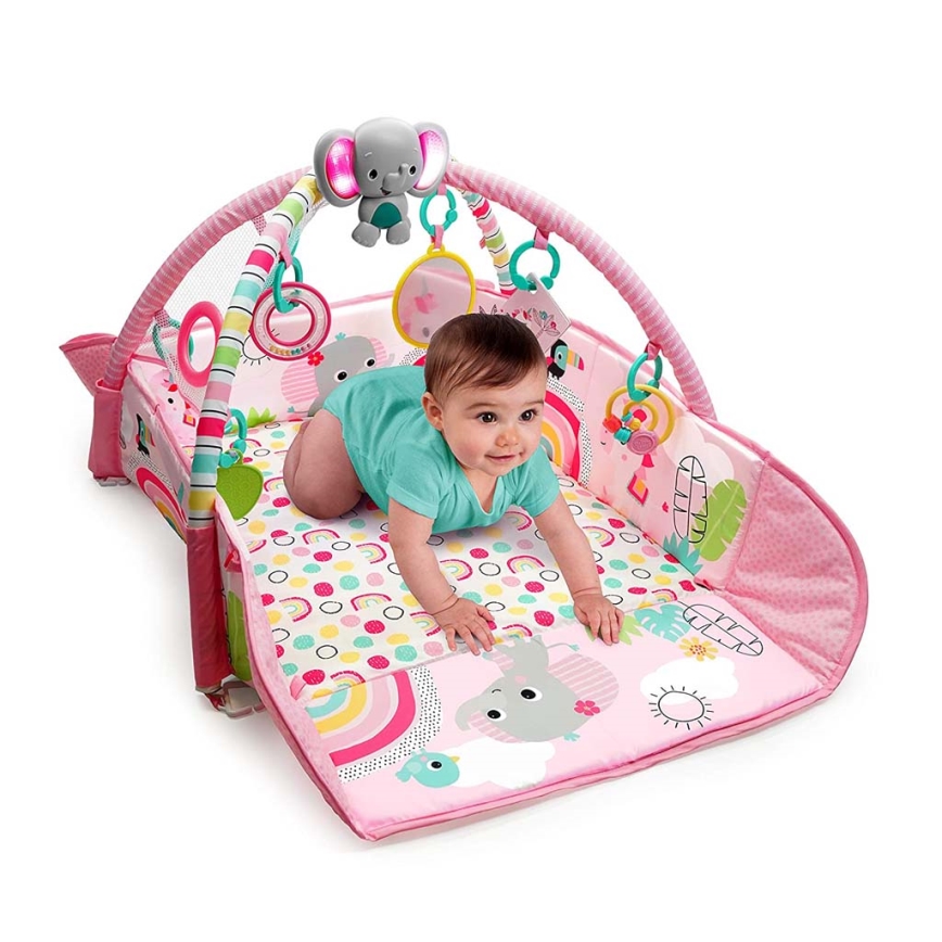 Bright Starts - Couverture pour bébé pour le jeu 5en1 YOUR WAY BALL PLAY rose