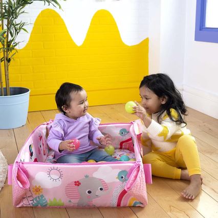 Bright Starts - Couverture pour bébé pour le jeu 5en1 YOUR WAY BALL PLAY rose
