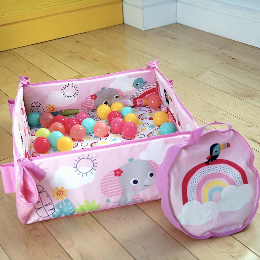 Bright Starts - Couverture pour bébé pour le jeu 5en1 YOUR WAY BALL PLAY rose