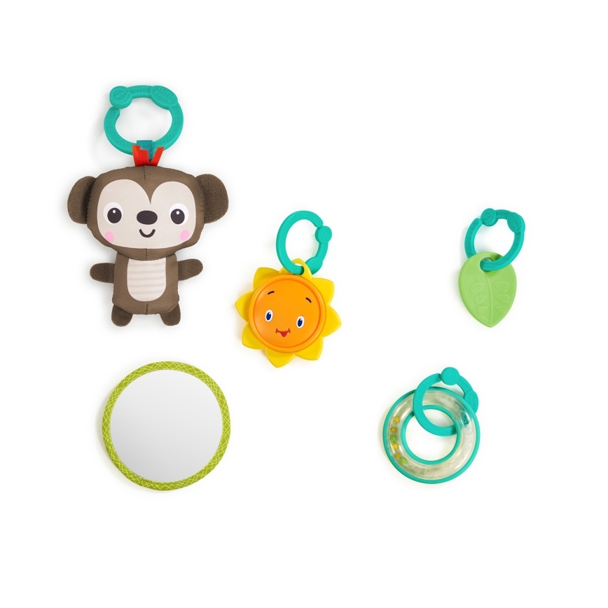 Bright Starts - Couverture pour enfants pour le jeu SAFARI turquoise