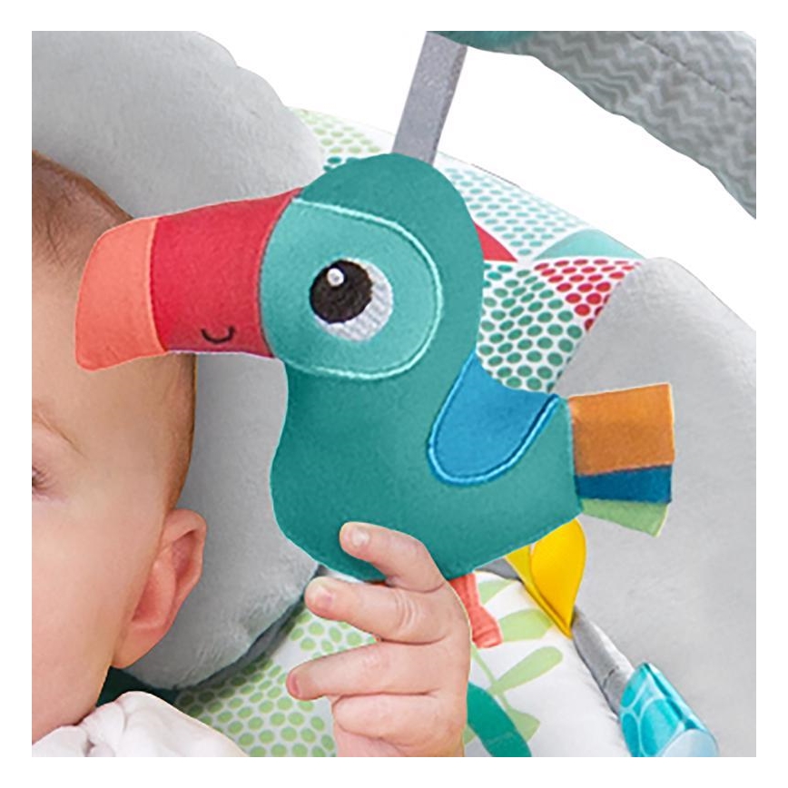 Bright Starts - Culla vibrante per bambini con melodia  TOUCAN TANGO