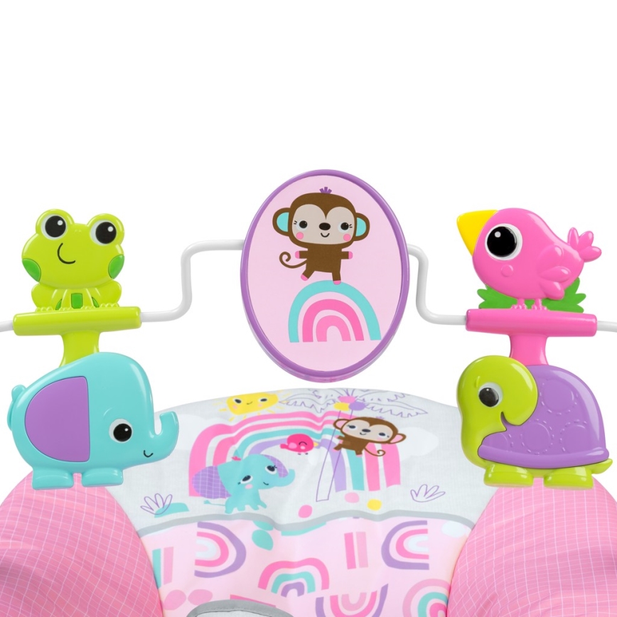 Bright Starts - Dondolo vibrante per bambini PINK PARADISE