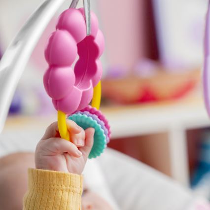 Bright Starts - Dondolo vibrante per bambini ROSY RAINBOW