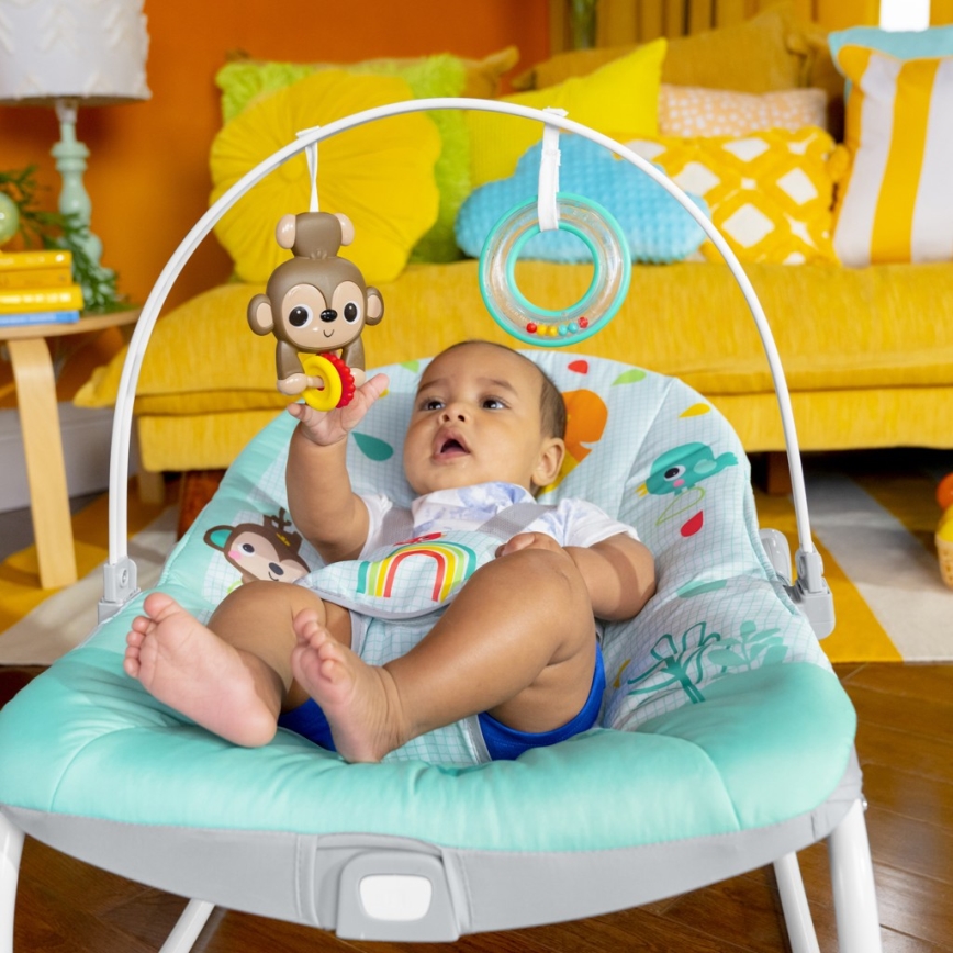 Bright Starts - Dondolo vibrante per bambini WILD VIBES