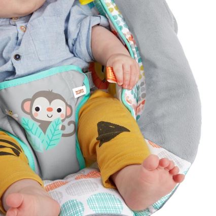 Bright Starts - Lettino vibrante per bambini con melodia WHIMSICAL WILD