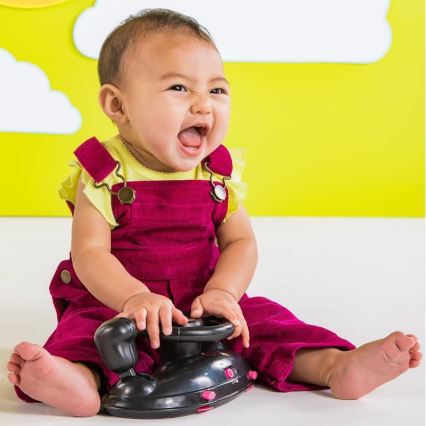 Bright Starts - Trotteur pour bébé 3 en 1 FORD MUSTANG rose