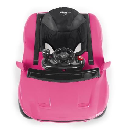 Bright Starts - Trotteur pour bébé 3 en 1 FORD MUSTANG rose