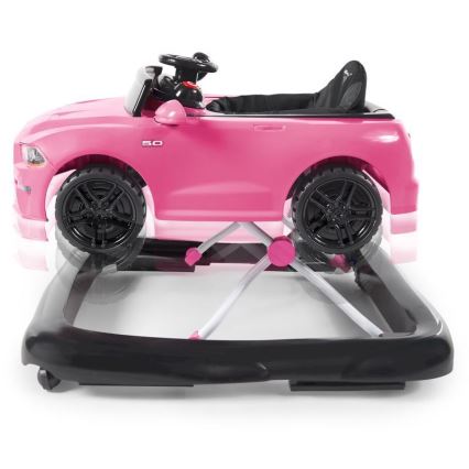 Bright Starts - Trotteur pour bébé 3 en 1 FORD MUSTANG rose