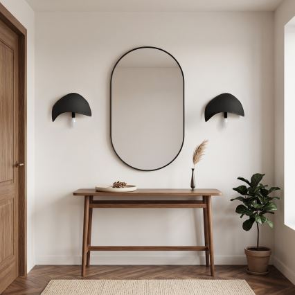 Brilagi - 2er-Set Wandleuchte WABI SABI, 1x E14/40W/230V, schwarz