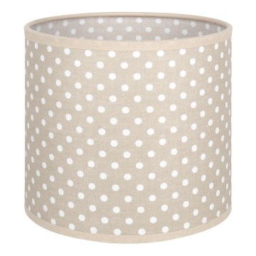 Brilagi - Abat-jour universel BOBO E27 diam. 15 cm beige/à pois