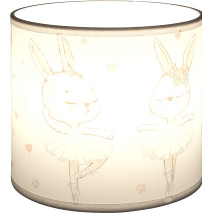 Brilagi - Abat-jour universel BOBO E27 Ø 15 cm blanc/lapins
