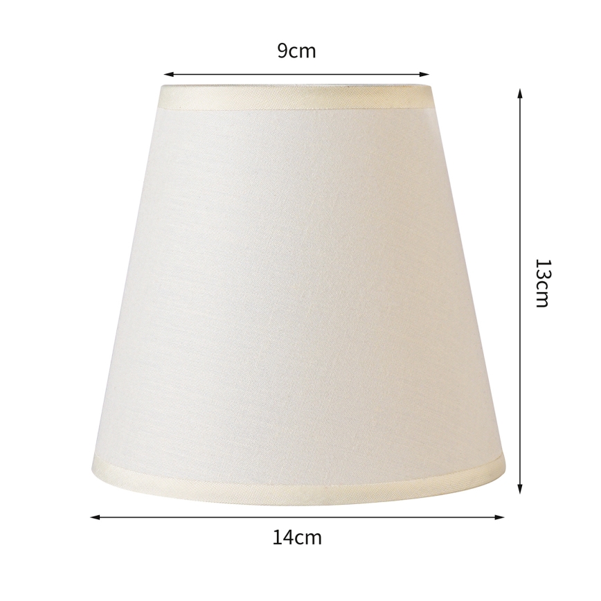 Brilagi - Abat-jour universel NUBILA E27 13x9 cm crème