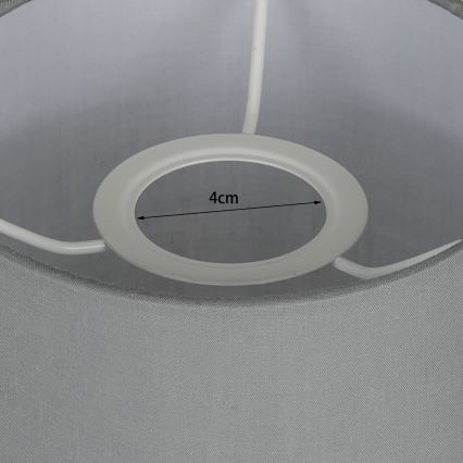 Brilagi - Abat-jour universel NUBILA E27 15,5x14 cm gris clair