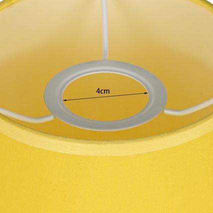 Brilagi - Abat-jour universel NUBILA E27 15,5x14 cm jaune