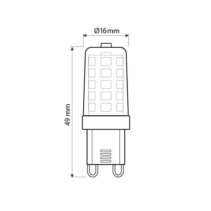 Brilagi - Ampoule LED G9/4W/230V 3000K