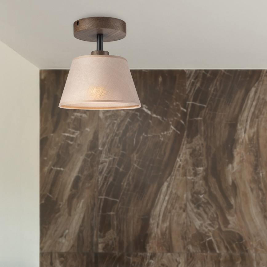 Brilagi - Anbauleuchte ANTHONY 1xE14/60W/230V Eiche/beige
