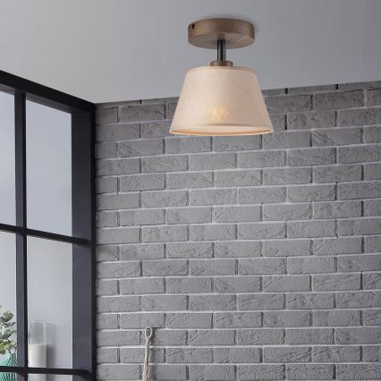 Brilagi - Anbauleuchte ANTHONY 1xE14/60W/230V Eiche/beige