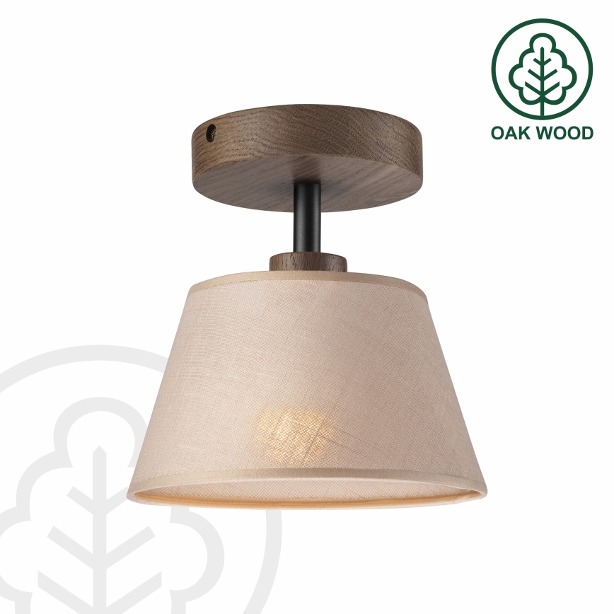 Brilagi - Anbauleuchte ANTHONY 1xE14/60W/230V Eiche/beige