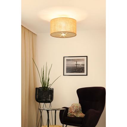 Brilagi - Anbauleuchte COUNTRY ROLLER 1xE27/15W/230V d 45 cm beige