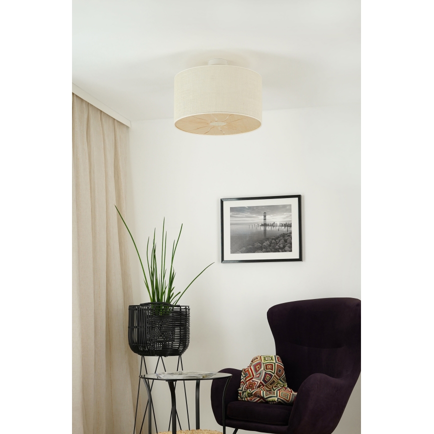 Brilagi - Anbauleuchte COUNTRY ROLLER 1xE27/15W/230V d 45 cm cremefarben