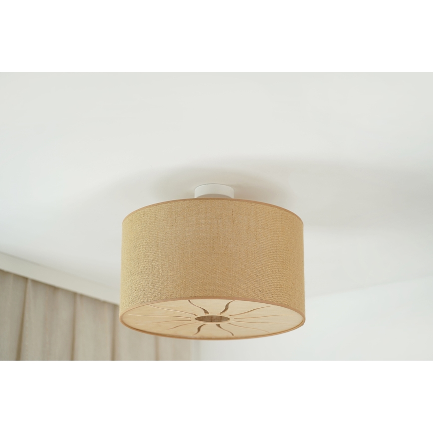 Brilagi - Anbauleuchte COUNTRY ROLLER 1xE27/15W/230V d 50 cm beige