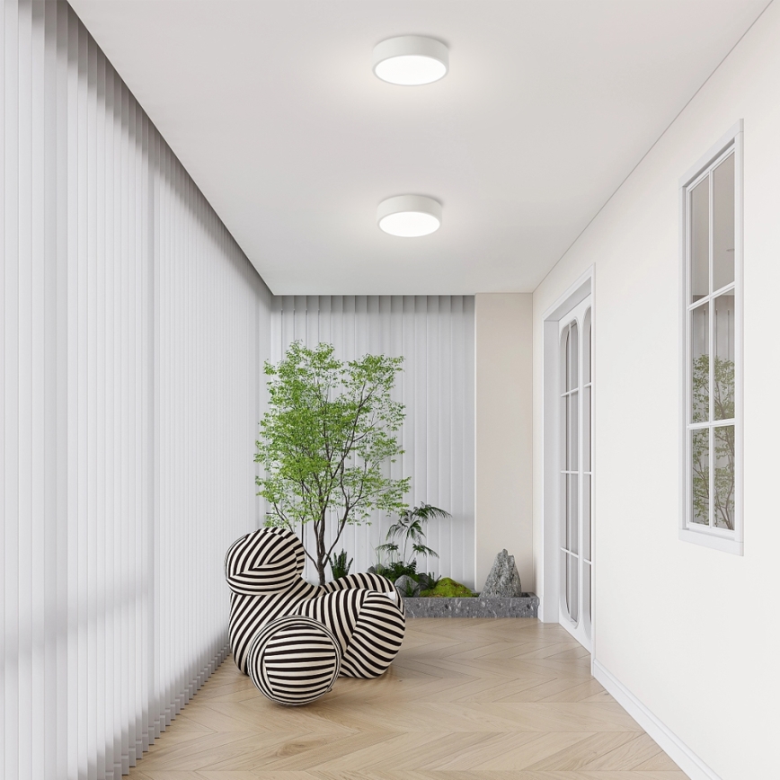 Brilagi - Plafoniera LED dimmerabile POOL LED/18W/230V 3000-6000K 20 cm bianco + telecomando