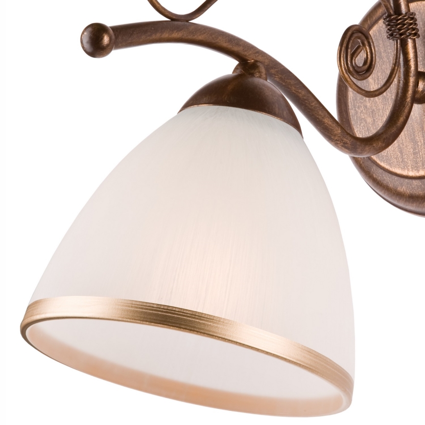 Brilagi - Applique a LED ANTICO 1xE27/60W/230V patina di bronzo