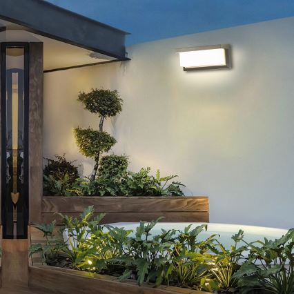 Brilagi - Applique a LED da esterno BRICKY LED/12W/230V grigio IP54