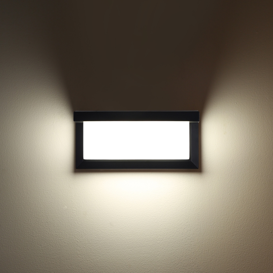 Brilagi - Applique a LED da esterno BRICKY LED/12W/230V nero IP54