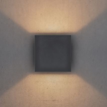 Brilagi - Applique a LED da esterno CUBE LED/6W/230V antracite IP54