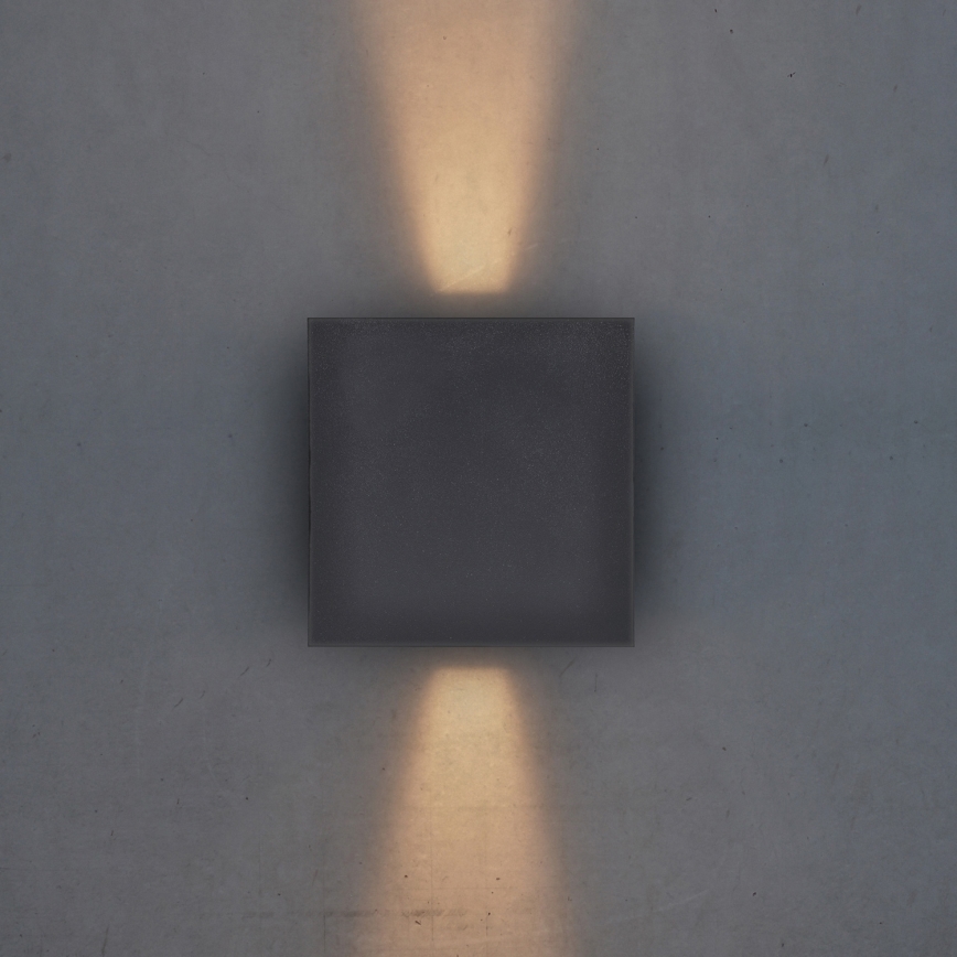 Brilagi - Applique a LED da esterno CUBE LED/6W/230V antracite IP54