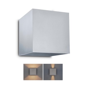 Brilagi - Applique a LED da esterno CUBE LED/6W/230V grigio IP54