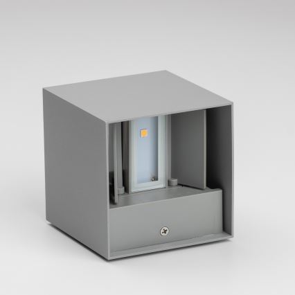 Brilagi - Applique a LED da esterno CUBE LED/6W/230V grigio IP54