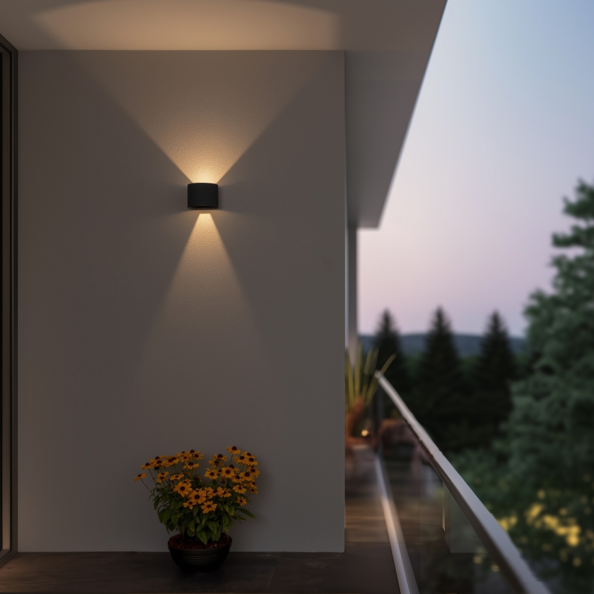 Brilagi - Applique a LED da esterno RONDO LED/6W/230V antracite IP54