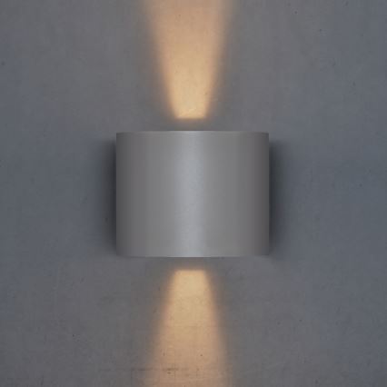 Brilagi - Applique a LED da esterno RONDO LED/6W/230V grigio IP54