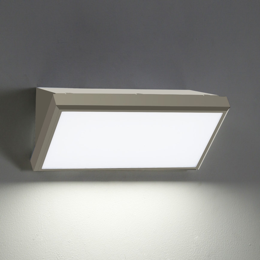 Brilagi - Applique a LED da esterno TRIANGLE LED/20W/230V grigio IP65