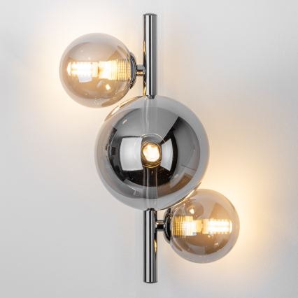 Brilagi - Applique a LED MILLA 3xG9/3W/230V cromo lucido/fumé