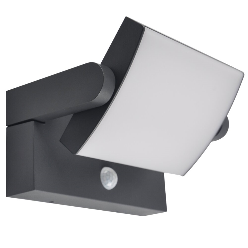 Brilagi - Applique a LED solare con sensore ANKLE LED/10W/3,7V 3000K IP65 antracite