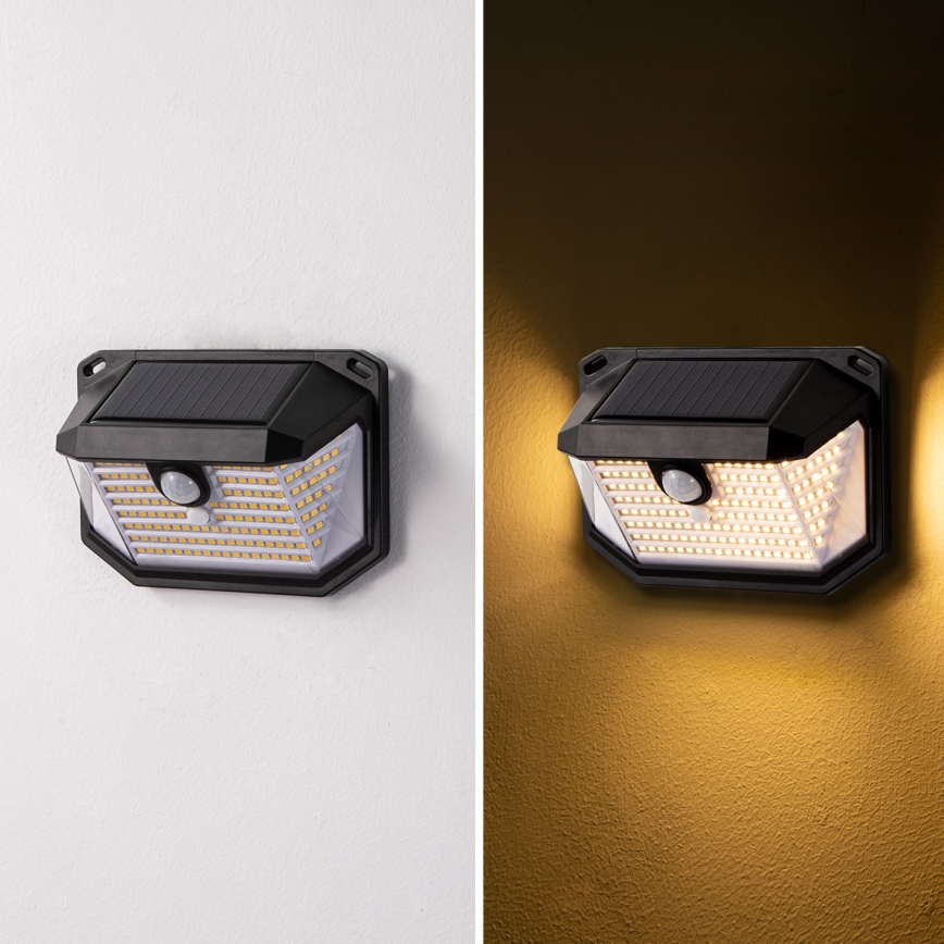Brilagi - Applique a LED solare con sensore WALLIE LED/4W/5,5V 3000K IP65