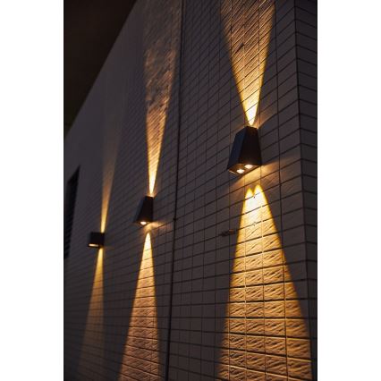 Brilagi - Applique a LED solare PYRAMID LED/2W/3,2V IP54