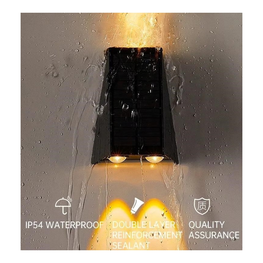 Brilagi - Applique a LED solare PYRAMID LED/2W/3,2V IP54