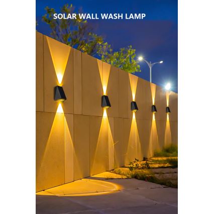 Brilagi - Applique a LED solare PYRAMID LED/2W/3,2V IP54