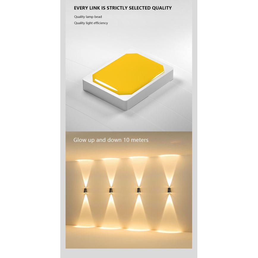 Brilagi - Applique a LED solare PYRAMID LED/2W/3,2V IP54