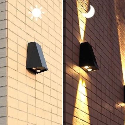 Brilagi - Applique a LED solare PYRAMID LED/2W/3,2V IP54