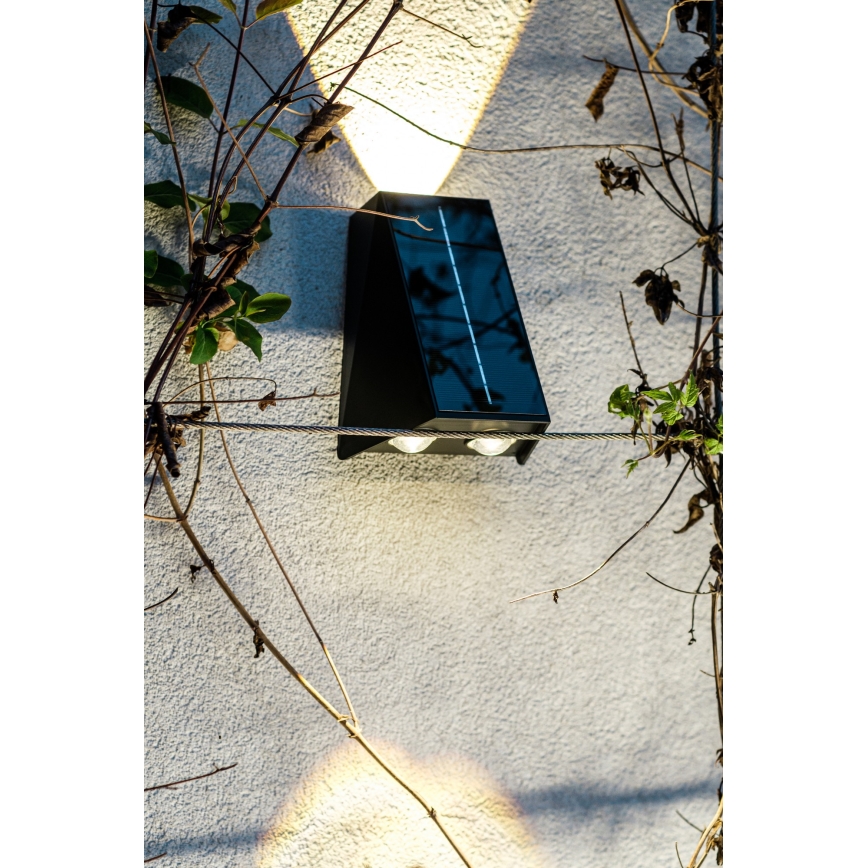 Brilagi - Applique a LED solare PYRAMID LED/2W/3,2V IP54